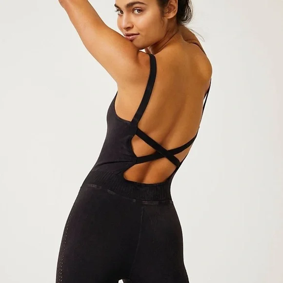 NWOT! FP Free People Movement Good Karma Onesie Sz M/L - Picture 6 of 10